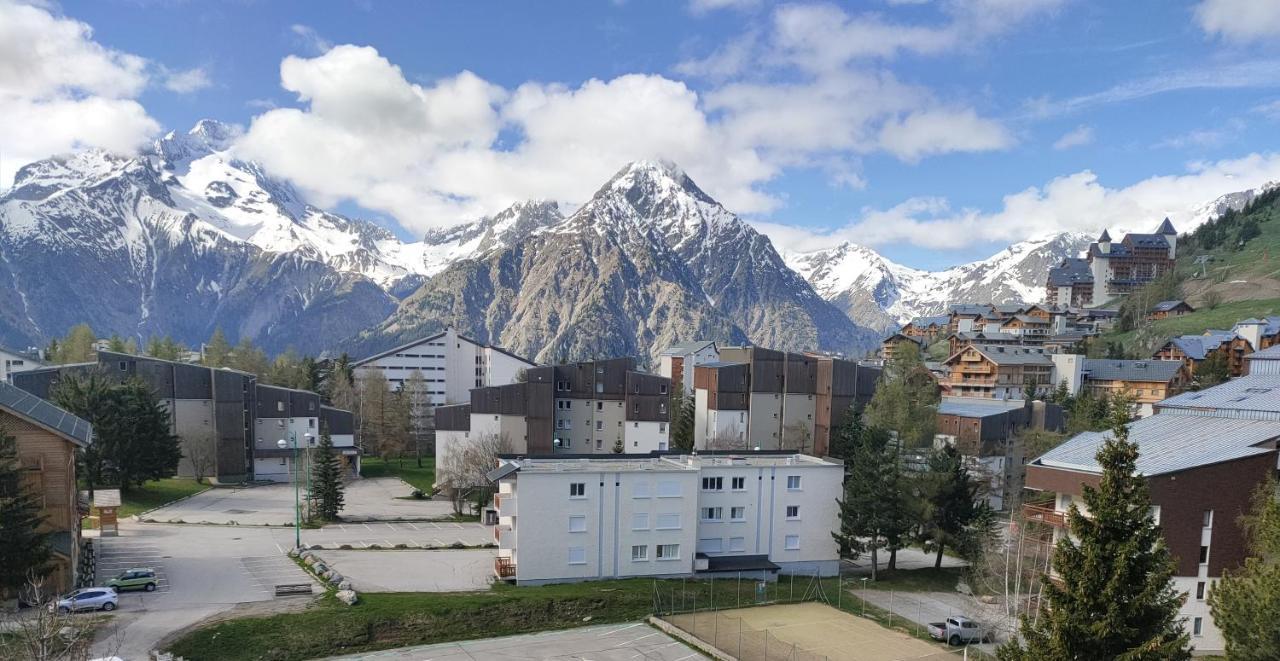 Residence Plein Sud A Cote Jandri Express, Front De Neige, Vue Splendide, Label 2 Alpes, Classe 2 Etoiles Tourisme Λε Ντεζ Αλπ Εξωτερικό φωτογραφία