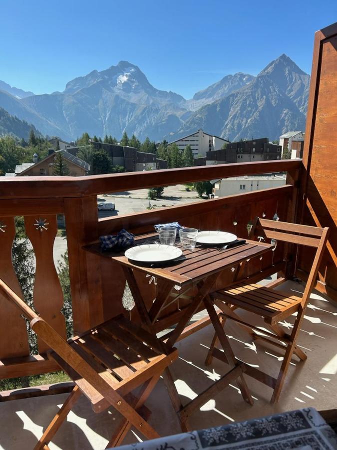Residence Plein Sud A Cote Jandri Express, Front De Neige, Vue Splendide, Label 2 Alpes, Classe 2 Etoiles Tourisme Λε Ντεζ Αλπ Εξωτερικό φωτογραφία