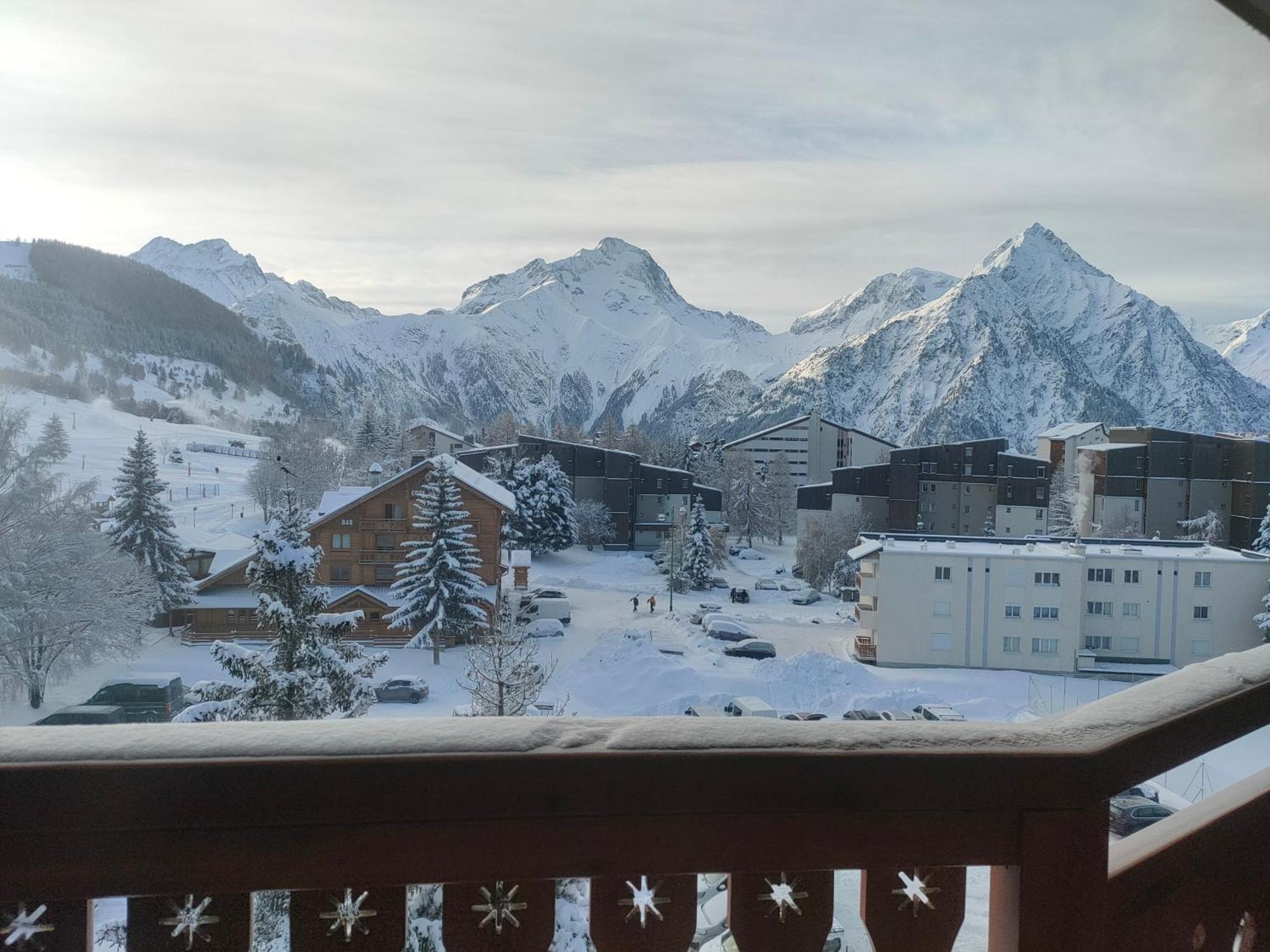 Residence Plein Sud A Cote Jandri Express, Front De Neige, Vue Splendide, Label 2 Alpes, Classe 2 Etoiles Tourisme Λε Ντεζ Αλπ Εξωτερικό φωτογραφία